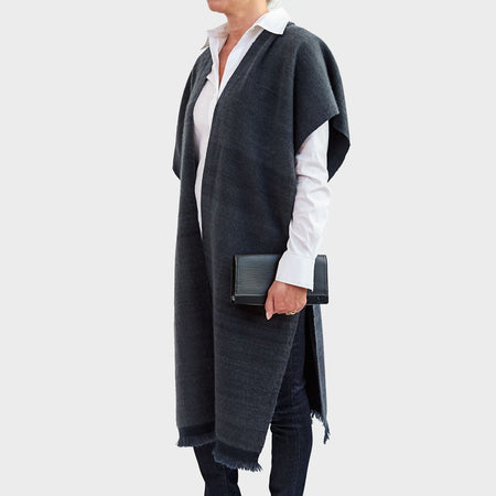 Cashmere Padra Whipstitch Cape