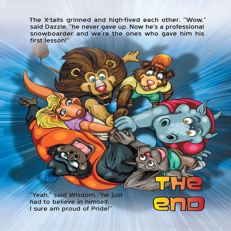 Children's Book: The X-tails Snowboard at Shred Park