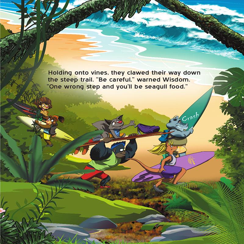 Children's Book: The X-tails Surf at Shark Bay