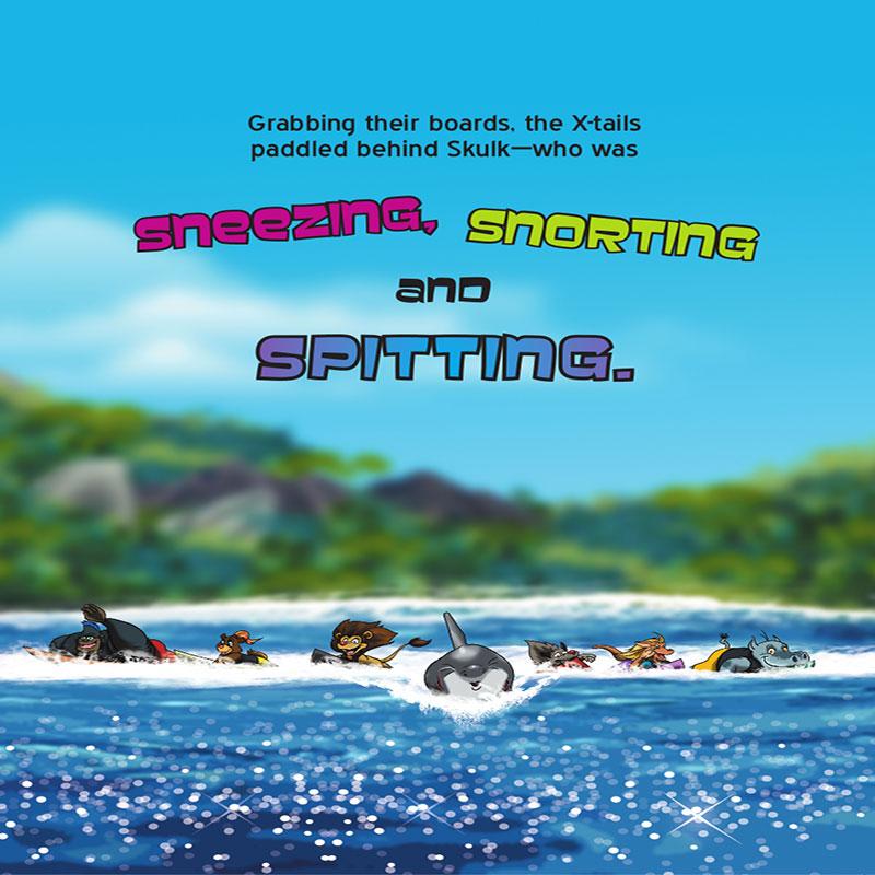 Children's Book: The X-tails Surf at Shark Bay