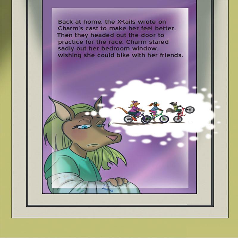 Children's Book: The X-tails BMX at Thunder Track