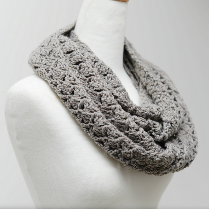 LUXE Fan Infinity Scarf - 100% Merino