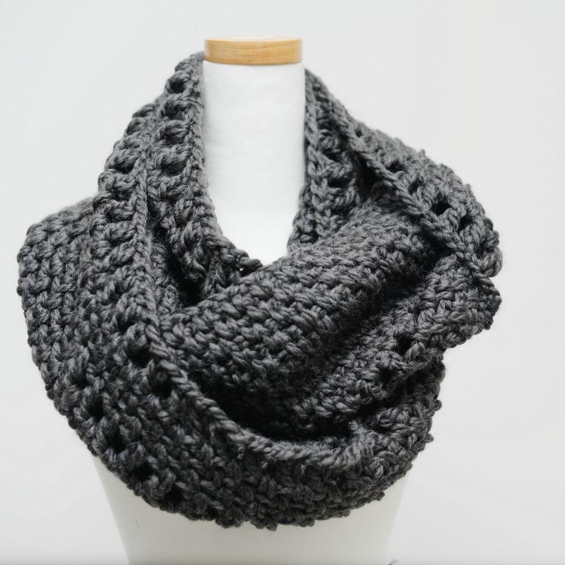 LUXE Basketweave Cowl - Wool + Acrylic Blend