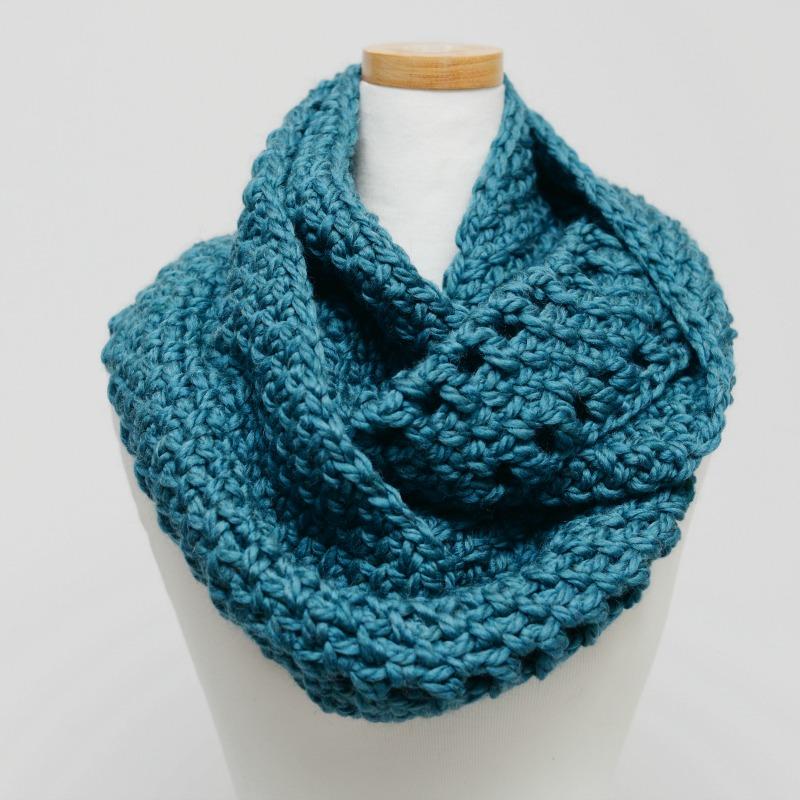 LUXE Basketweave Cowl - Wool + Acrylic Blend