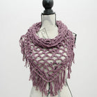 Boho Fringe Triangle Scarf