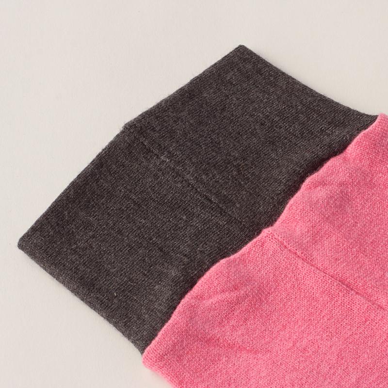 Pink and Grey Wool Pants
