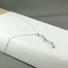 Cottonwood Branch Necklace - Rhodium