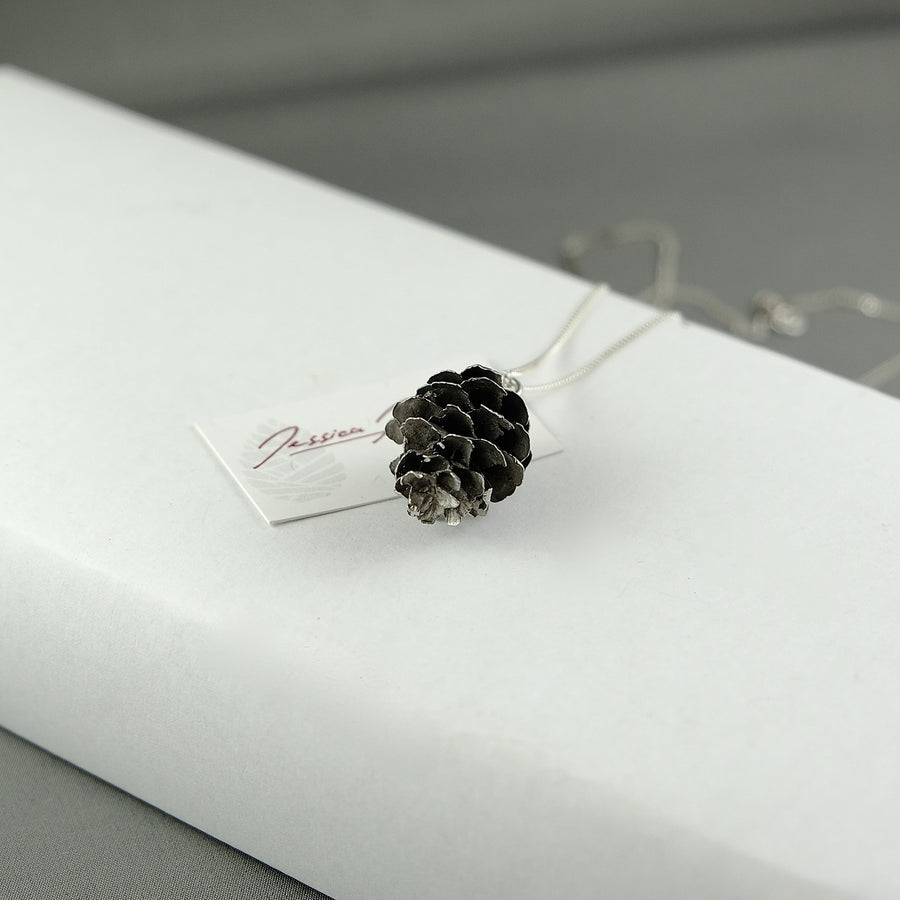 Spruce Cone - Rhodium
