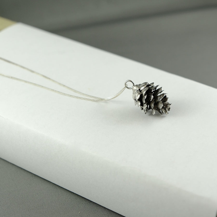 Spruce Cone - Rhodium