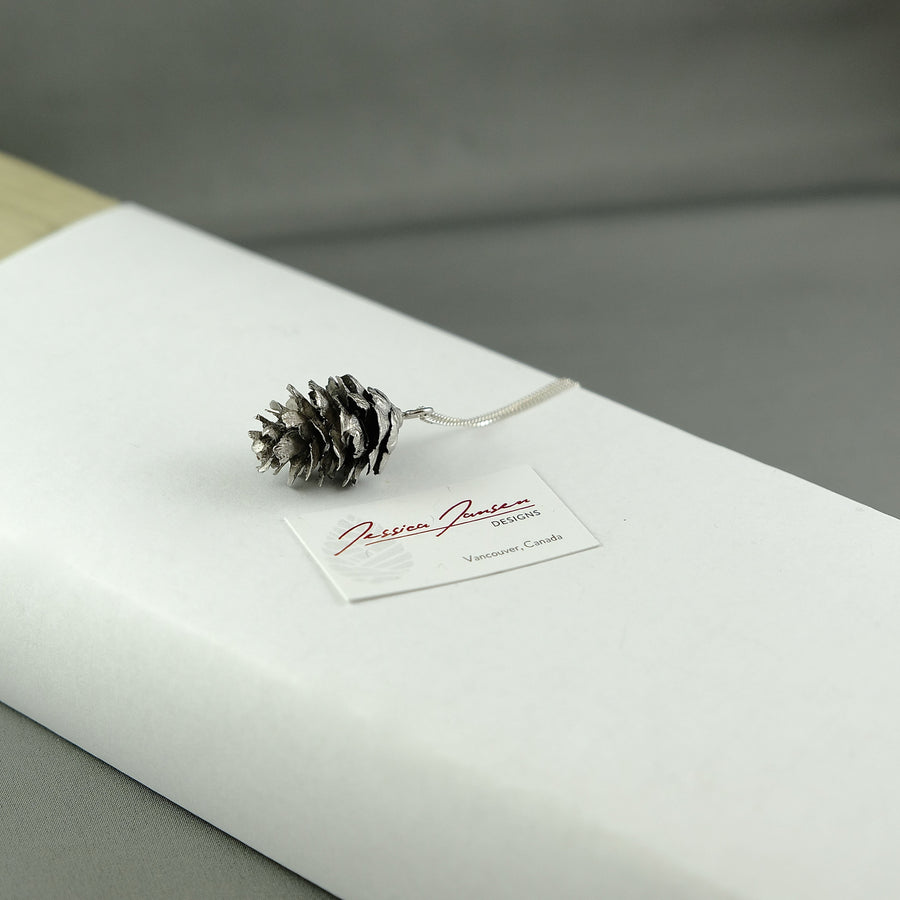 Spruce Cone - Rhodium