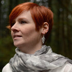 Cedar Bow Earrings - 24kt gold or sterling silver