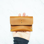 Mini Leather Wallet, Slim Leather Wallet, Leather Card Holder, Leather Coin Purse