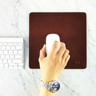Leather Mouse pad - large size / Elegant Personalized Mouse pad, Custom Leather Mouse pad, Gift, Handmade Leather Mousepad