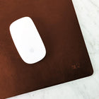 Leather Mouse pad - large size / Elegant Personalized Mouse pad, Custom Leather Mouse pad, Gift, Handmade Leather Mousepad