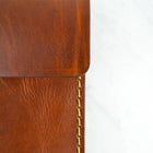 Leather iPad - Sleeve / Leather Tablet Cover / Handstiched Leather Mini Folio / Clutch for small tablet