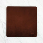 Leather Mouse pad - medium size/ Elegant Personalized Mouse pad, Custom Leather Mouse pad, Gift, Handmade Leather Mousepad