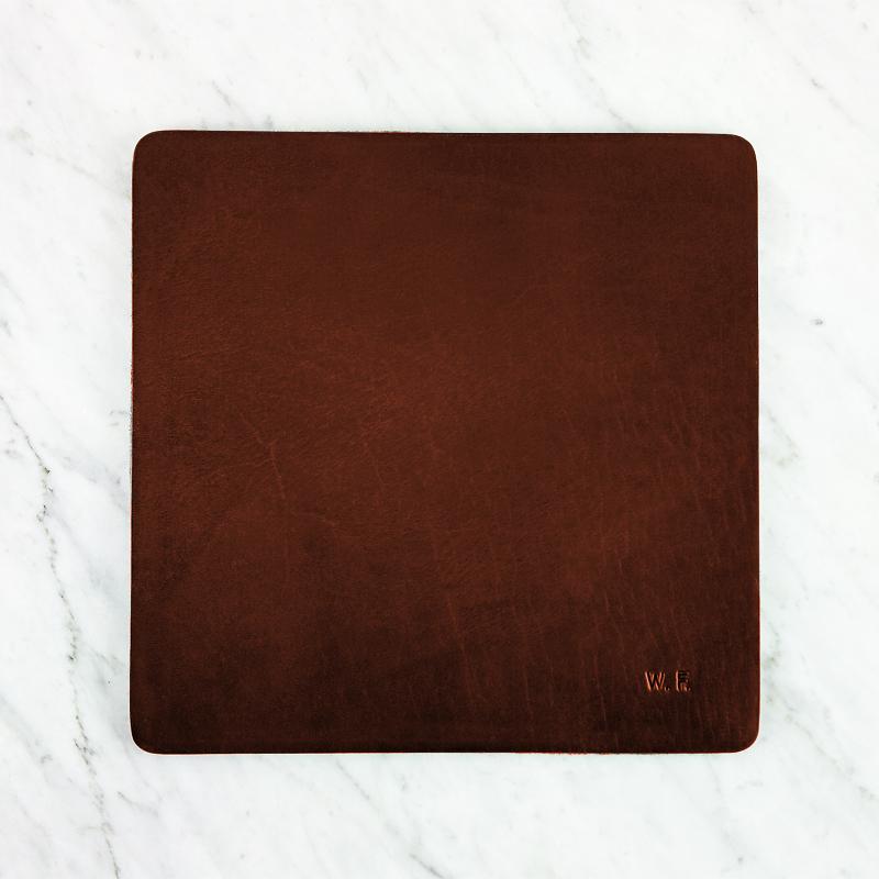 Leather Mouse pad - medium size/ Elegant Personalized Mouse pad, Custom Leather Mouse pad, Gift, Handmade Leather Mousepad