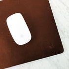 Leather Mouse pad - medium size/ Elegant Personalized Mouse pad, Custom Leather Mouse pad, Gift, Handmade Leather Mousepad