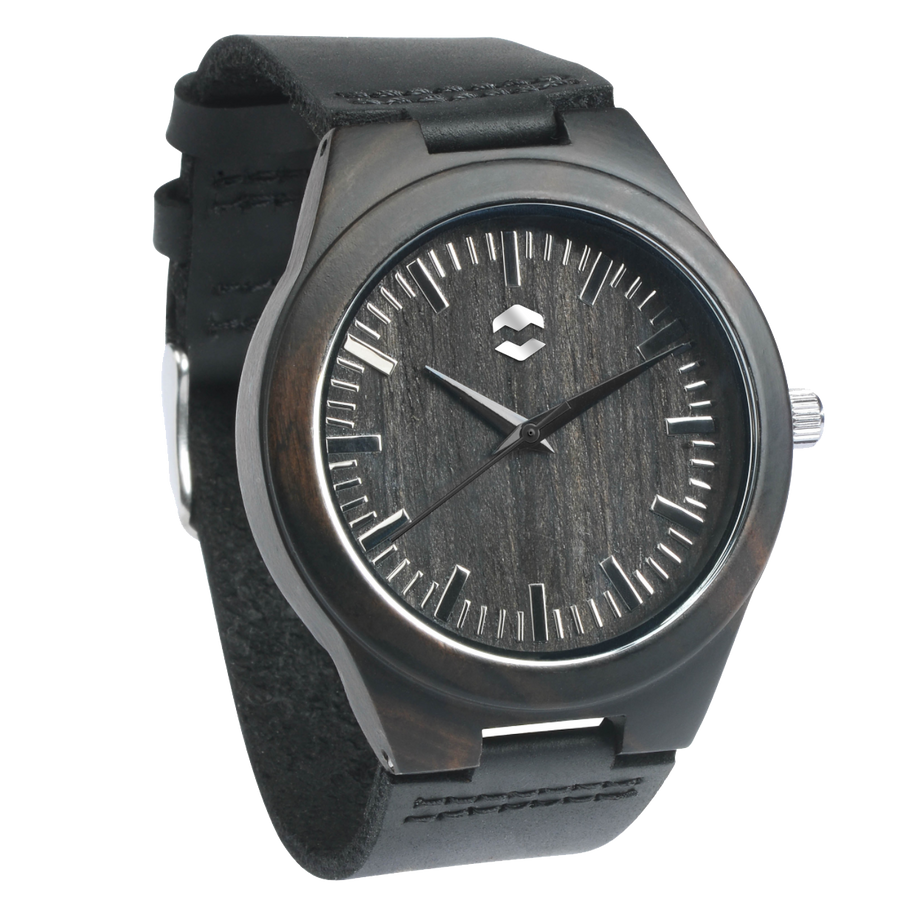 QUANTUM MMNT // Dark Wooden Watch