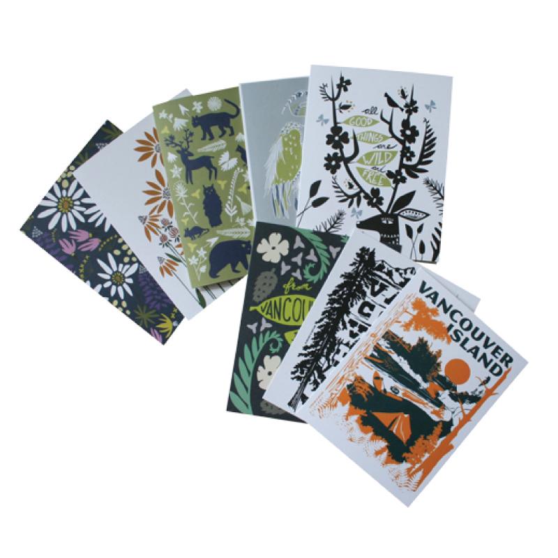 Vancouver Island Notecard and Postcard Pack