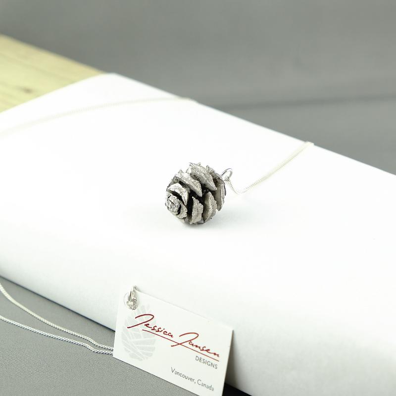 Sequoia Cone - 24kt gold or Rhodium