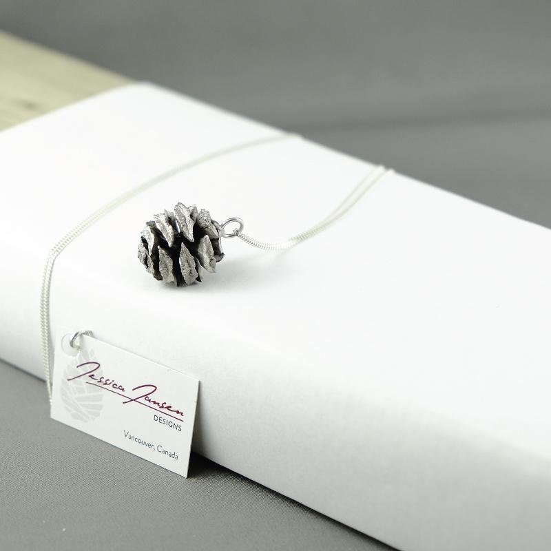 Sequoia Cone - 24kt gold or Rhodium