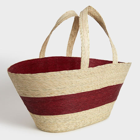 Small Burgundy Market Bag