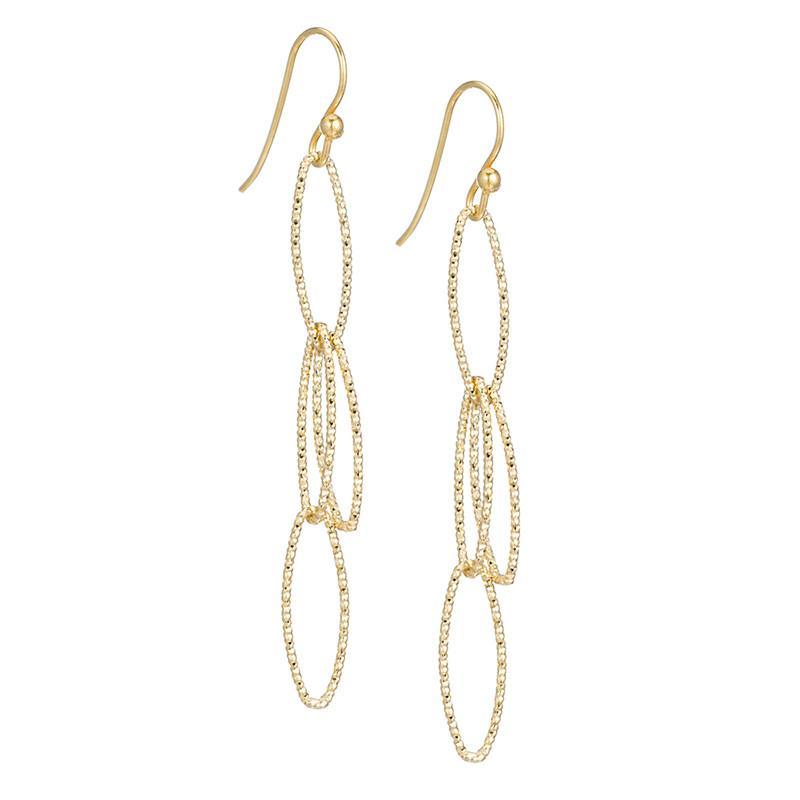 Gold Jem Blanket Earrings