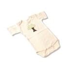Short Sleeve Onesie with Tree Appliqué