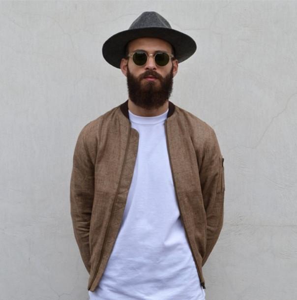 Tweed Bomber Jacket